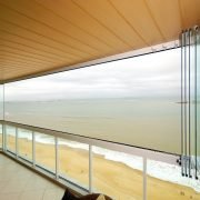 Cortina de vidro na asa norte