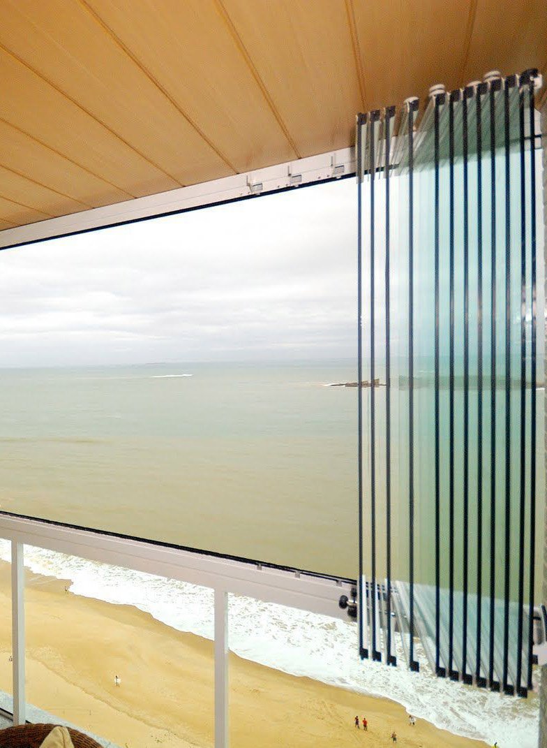 Cortina de vidro para varanda